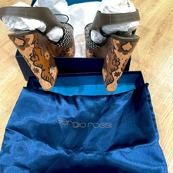 Exquisite Sergio Rossi Scarpe Donna Sandal | Size 40 - Picture 5 of 8